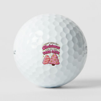 Hoogstwaarschijnlijk alle kerstboomcake opeten golfballen