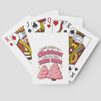 Hoogstwaarschijnlijk alle kerstboomcake opeten pokerkaarten