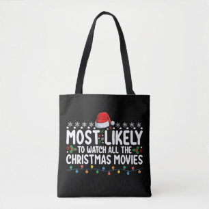 Hoogstwaarschijnlijk alle kerstfilms te bekijken draagtas