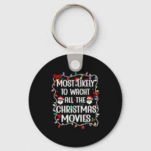 Hoogstwaarschijnlijk alle kerstfilms te bekijken F Sleutelhanger