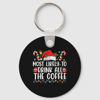 Hoogstwaarschijnlijk alle koffie van de Kerstman o Sleutelhanger