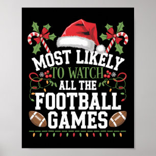 Hoogstwaarschijnlijk alle voetbalwedstrijden te be poster