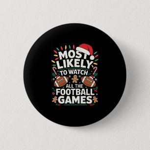 Hoogstwaarschijnlijk alle voetbalwedstrijden te be ronde button 5,7 cm