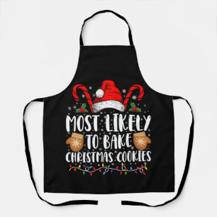Hoogstwaarschijnlijk Bake Christmas Cookie Xmas Fa Schort