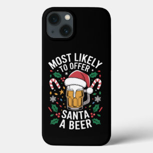 Hoogstwaarschijnlijk bieden Santa een bierfamilie  iPhone 13 Hoesje