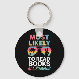 Hoogstwaarschijnlijk boeken lezen hele zomer grapp sleutelhanger
