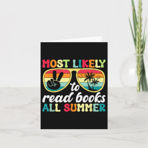 Hoogstwaarschijnlijk boeken lezen hele zomervakant kaart