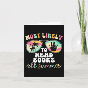 Hoogstwaarschijnlijk boeken lezen tijdens de zomer kaart
