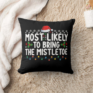 Hoogstwaarschijnlijk brengt de mistletoe Kerstmis Kussen