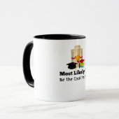 Hoogstwaarschijnlijk cool ouder Afstuderen cadeau Mok (Voorkant links)