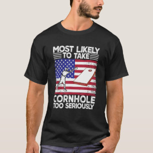 Hoogstwaarschijnlijk Cornhole Te Ernstig Vintage T-shirt