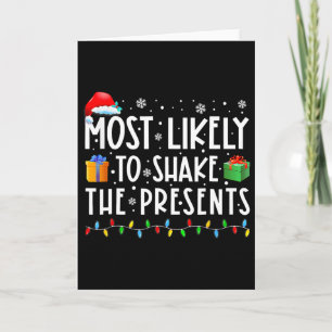 Hoogstwaarschijnlijk de cadeautjes familie matchin kaart