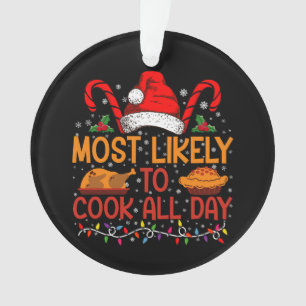 Hoogstwaarschijnlijk de hele dag te koken Thanksgi Ornament