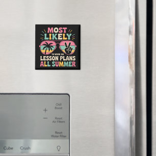 Hoogstwaarschijnlijk de hele zomer aan lesplannen  magneet