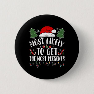 Hoogstwaarschijnlijk de meeste cadeaus van de Kers Ronde Button 5,7 Cm