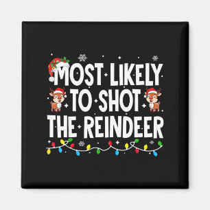 Hoogstwaarschijnlijk de rendieren Xmas familie wed Magneet
