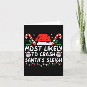 Hoogstwaarschijnlijk de Sleigh Christmas-grap van Kaart