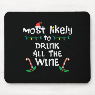 Hoogstwaarschijnlijk Drink Kerst Xmas familie Matc Muismat
