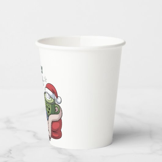 Hoogstwaarschijnlijk Drink Matcha en kijken Elf Xm Papieren Bekers (Links)