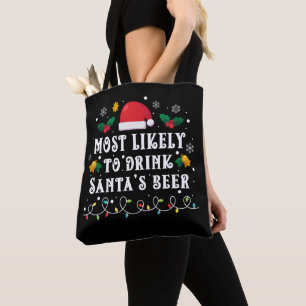 Hoogstwaarschijnlijk Drink Santa's Beer Draagtas