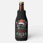 Hoogstwaarschijnlijk Drink Santa's Beer Matching X Flesjeskoeler (Fles Voorkant)
