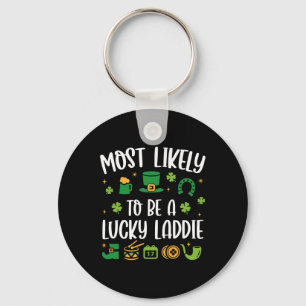 Hoogstwaarschijnlijk een gelukkig jochie Funny St. Sleutelhanger