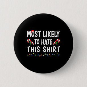 Hoogstwaarschijnlijk een hekel aan deze grappige k ronde button 5,7 cm