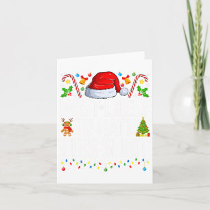 Hoogstwaarschijnlijk een hekel aan deze kerst grap kaart