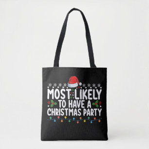Hoogstwaarschijnlijk een kerstfeestfamilie draagtas