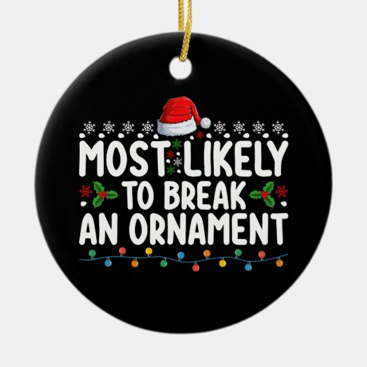 Hoogstwaarschijnlijk een kerstversiering kapot te  keramisch ornament (Voorkant)