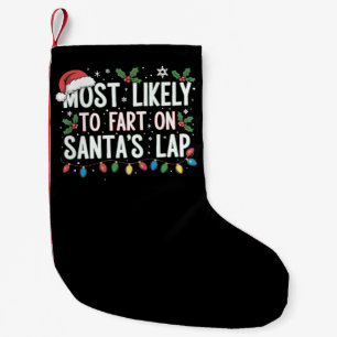 Hoogstwaarschijnlijk een scheet op de schoot van d kleine kerstsok