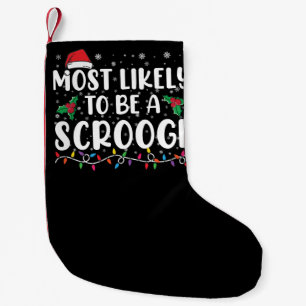 Hoogstwaarschijnlijk een Scrooge Leuke Familie Ker Kleine Kerstsok