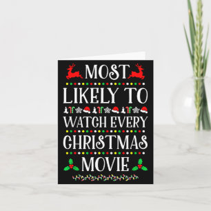 Hoogstwaarschijnlijk elke kerstfilm kerst te kijke kaart
