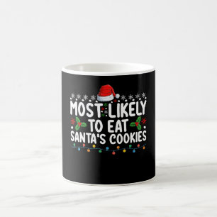 Hoogstwaarschijnlijk gaat Kerstmannen koekjes eten Koffiemok