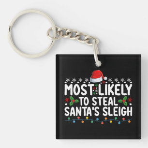 Hoogstwaarschijnlijk gaat kerstmis stelen van de s sleutelhanger