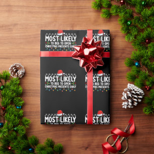 Hoogstwaarschijnlijk gaat smeken om Kerstcadeaus v Cadeaupapier