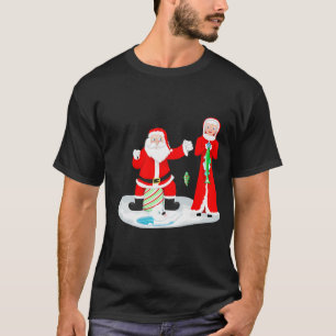 Hoogstwaarschijnlijk gaat vissen met de Kerstman T-shirt