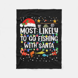 Hoogstwaarschijnlijk gaat vissen met Kerstman Viss Fleece Deken