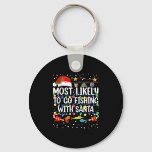 Hoogstwaarschijnlijk gaat vissen met Kerstman Viss Sleutelhanger