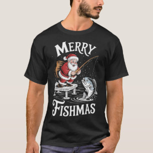 Hoogstwaarschijnlijk gaat vissen met Kerstman Viss T-shirt