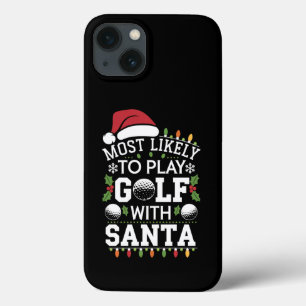 Hoogstwaarschijnlijk golf spelen met Kerstman fami iPhone 13 Hoesje