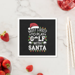 Hoogstwaarschijnlijk golf spelen met Kerstman Fami Servet