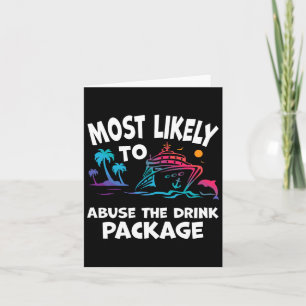 Hoogstwaarschijnlijk het drankpakket misbruiken Fu Kaart