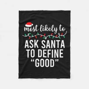 Hoogstwaarschijnlijk Kerst Kleding Familie Pyjama' Fleece Deken