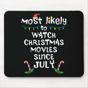 Hoogstwaarschijnlijk kerstfilms bekijken juli kers muismat