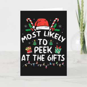 Hoogstwaarschijnlijk Kijkt Naar De Cadeaus Sinterk Kaart