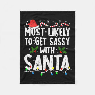 Hoogstwaarschijnlijk krijgen syy met kerstmis fami fleece deken