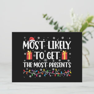 Hoogstwaarschijnlijk Krijgt Het Meeste Kerstcadeau Kaart
