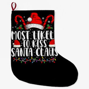 Hoogstwaarschijnlijk kust Santa Claus Kerstmis Fam Grote Kerstsok
