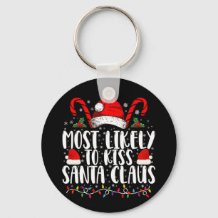 Hoogstwaarschijnlijk kust Santa Claus Kerstmis Fam Sleutelhanger